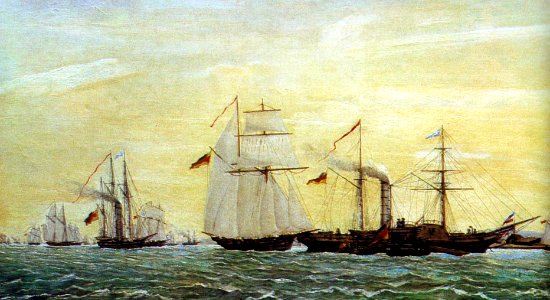 Hafen Kiel SH-Flotille 1850
