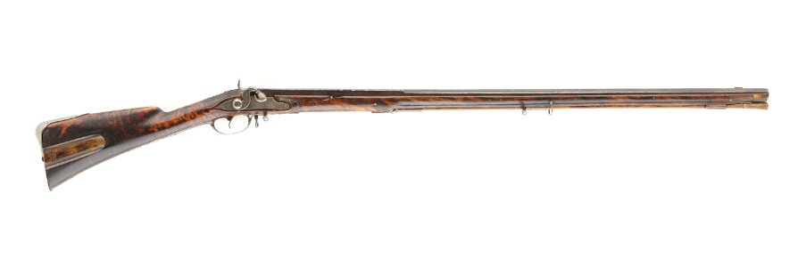 Hagelbössa med flintlås ändrat till slaglås, Sverige, 1700-talets mitt - Livrustkammaren - 96700