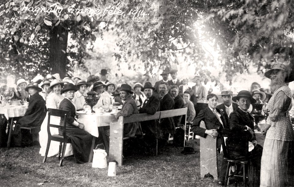 Hagnaby Grange Fete 1914, in Hagnaby, East Kirkby, Lincolnshire 02