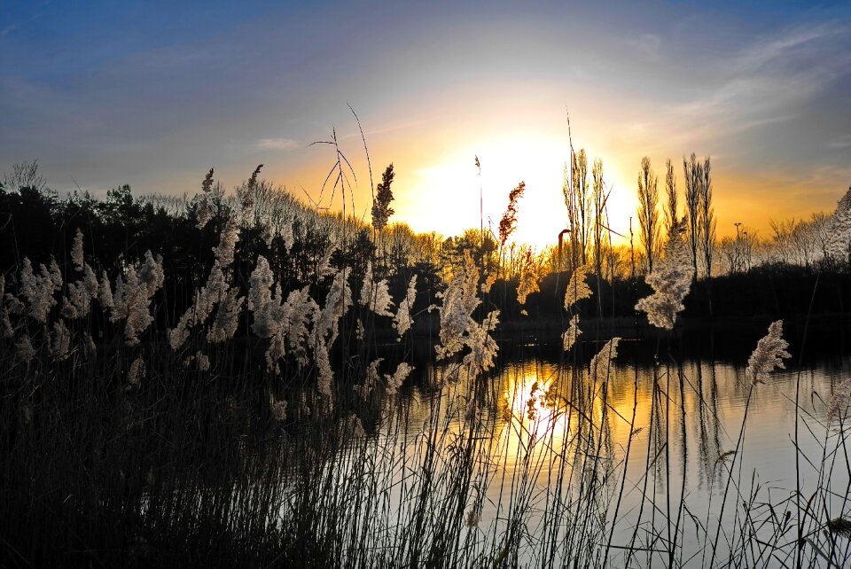 Landscape lake nature photo