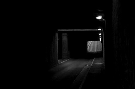 Monochrome shadow street photo