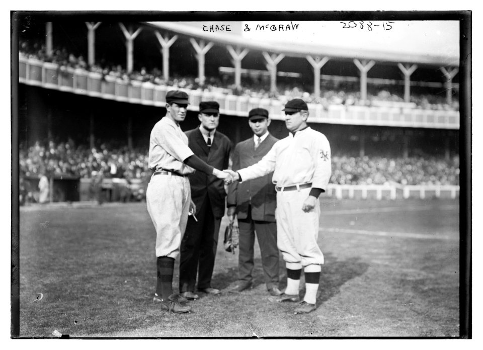 Hal Chase, New York, AL and John McGraw, New York, NL (baseball) LCCN2014688596
