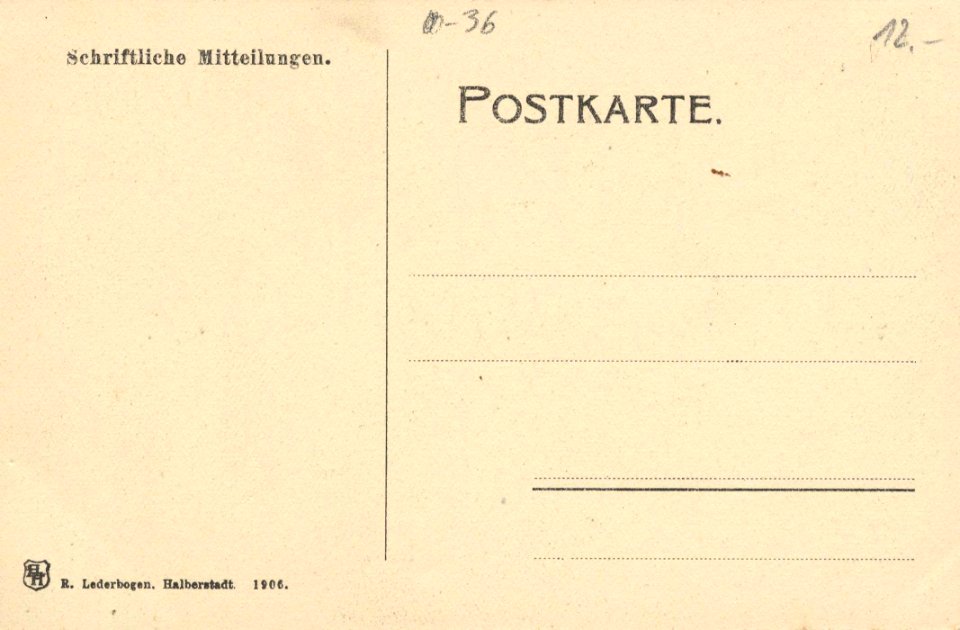Halberstadt, Sachsen-Anhalt - Am Kulk (back) (Zeno Ansichtskarten)