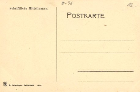 Halberstadt, Sachsen-Anhalt - Am Kulk (back) (Zeno Ansichtskarten)