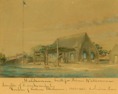 Halekamani, after 1861 photo