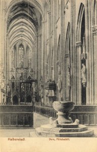 Halberstadt, Sachsen-Anhalt - Dom, Mittelschiff (Zeno Ansichtskarten)