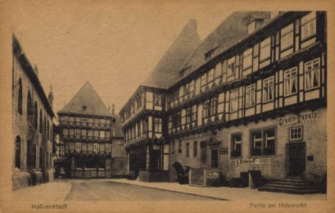 Halberstadt, Sachsen-Anhalt - Holzmarkt (2) (Zeno Ansichtskarten)