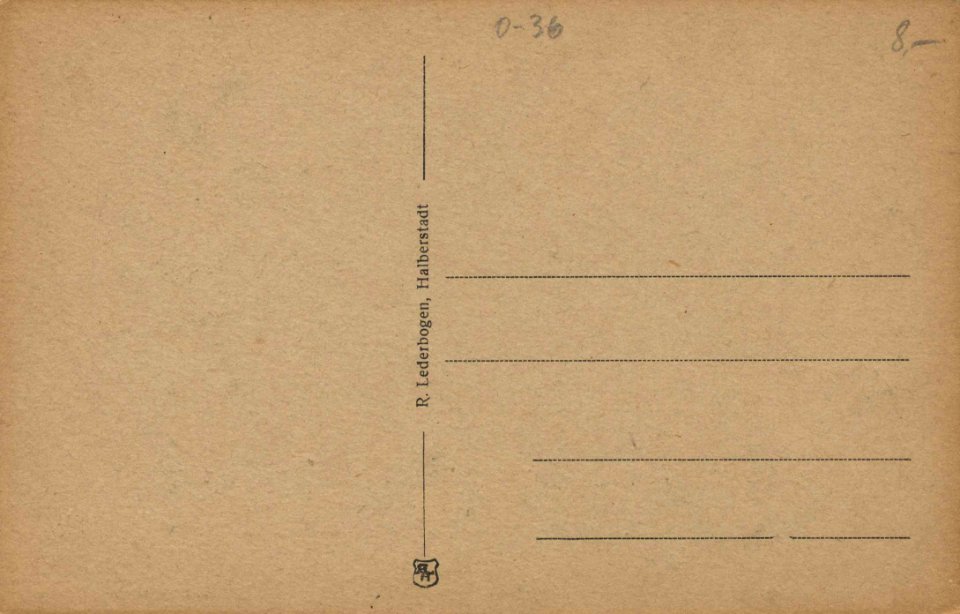 Halberstadt, Sachsen-Anhalt - Holzmarkt (2) (back) (Zeno Ansichtskarten)