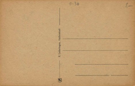 Halberstadt, Sachsen-Anhalt - Holzmarkt (2) (back) (Zeno Ansichtskarten)
