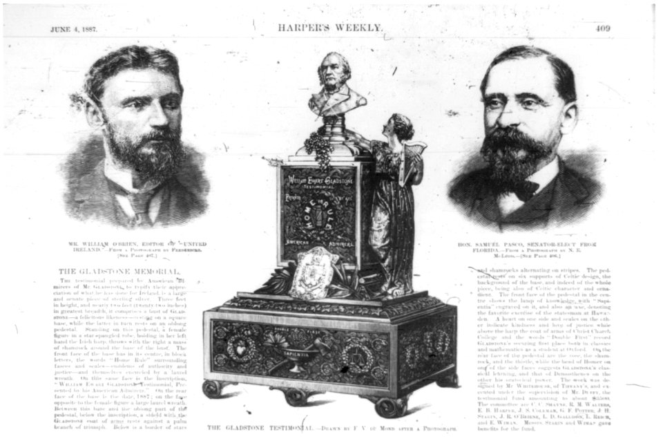 Half-page of Harper's Weekly, June 4, 1887, p. 109, with 3 illustrations LCCN2003653475