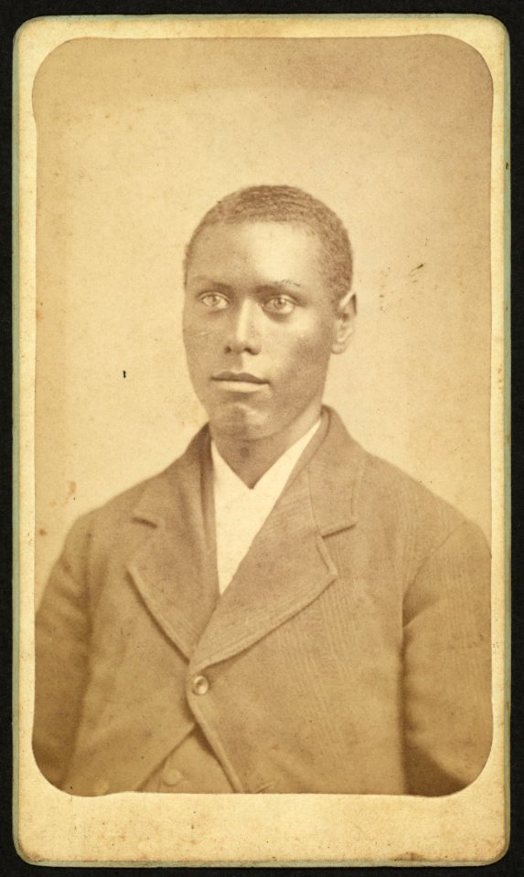 Half-length portrait of an African American man facing slightly left) - A. H. Plecker, 124 Main Street, Lynchburg, Va LCCN2010647835