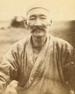Half-length portrait of man, seated facing front LCCN99615622 (cropped) photo