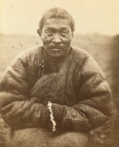 Half-length portrait of man, seated, facing front LCCN99615642 (cropped)
