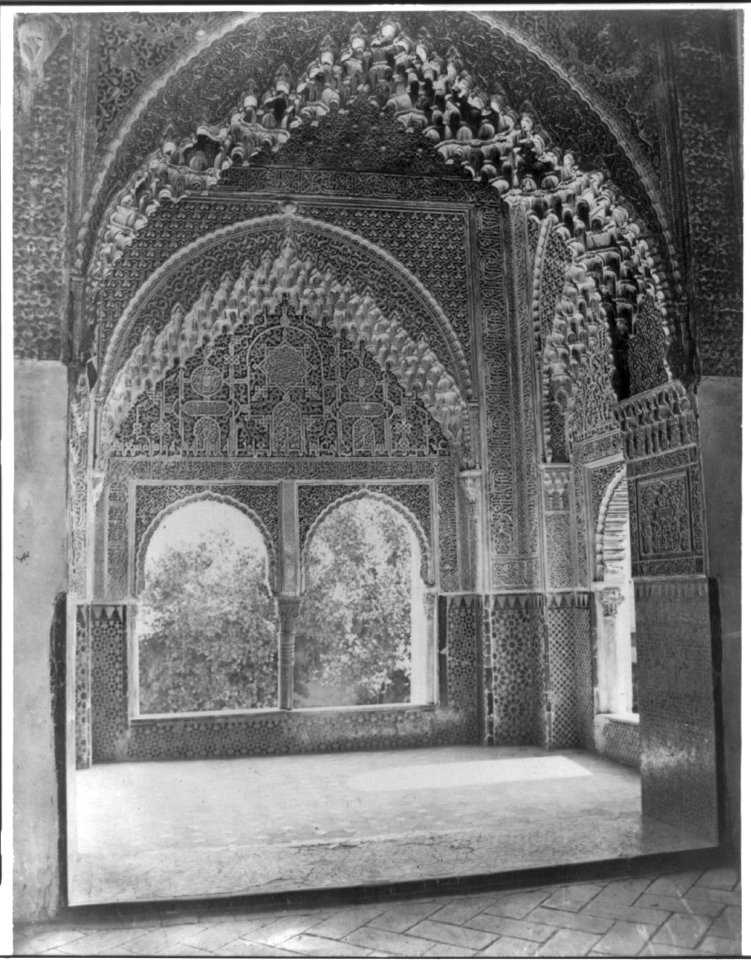Hall of Linderara; Alhambra, Spain. LCCN2016653102