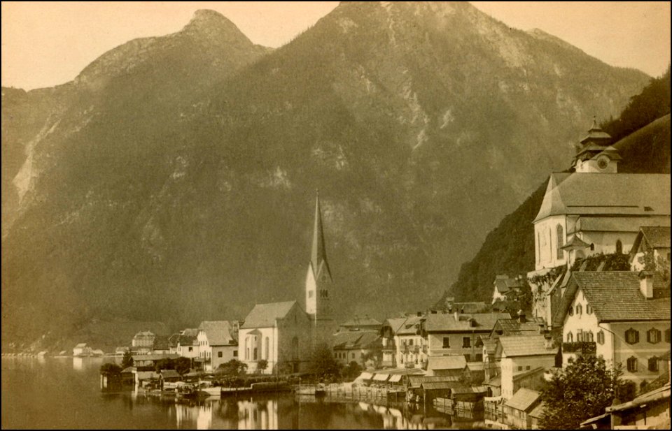 Hallstatt 1899. pogled sa sjevera