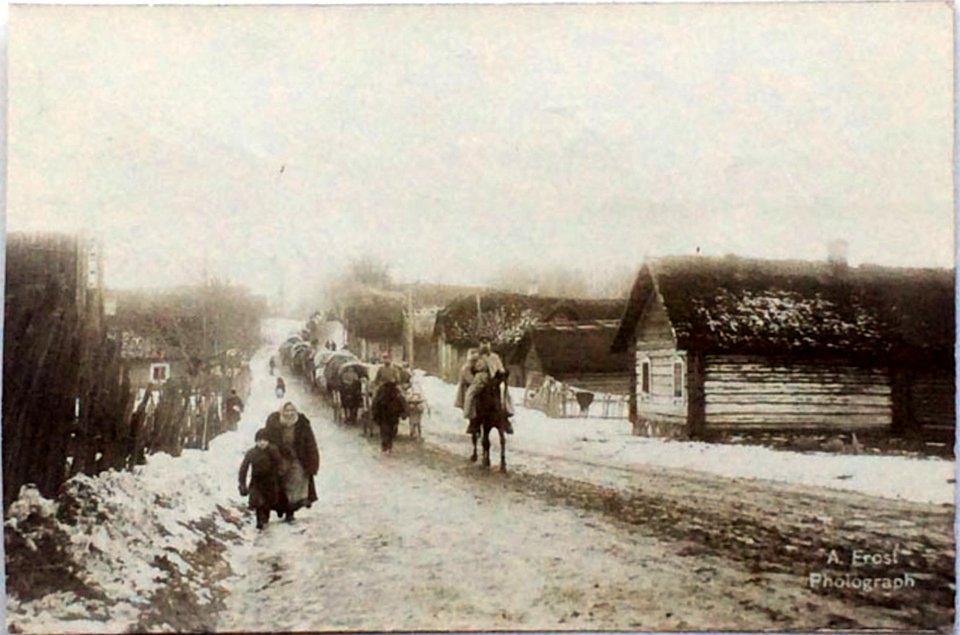 Halšany, Barunskaja. Гальшаны, Барунская (02.1916)