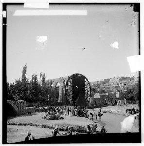 Hama (Hamath). Busy scene on the Orontes LOC matpc.00156