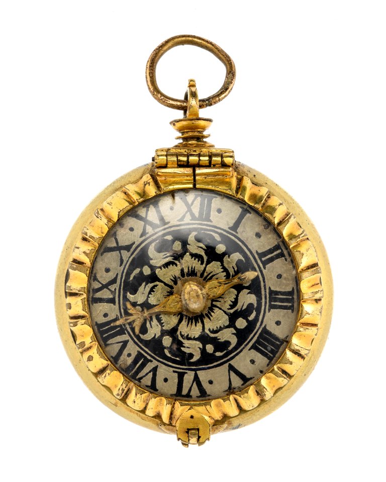Halsur med boett och urtavla av förgyllt silvermed, 1600-tal - Hallwylska museet - 110453