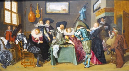 The Merry Company by Dirck Hals, California Palace of the Legion of Honor