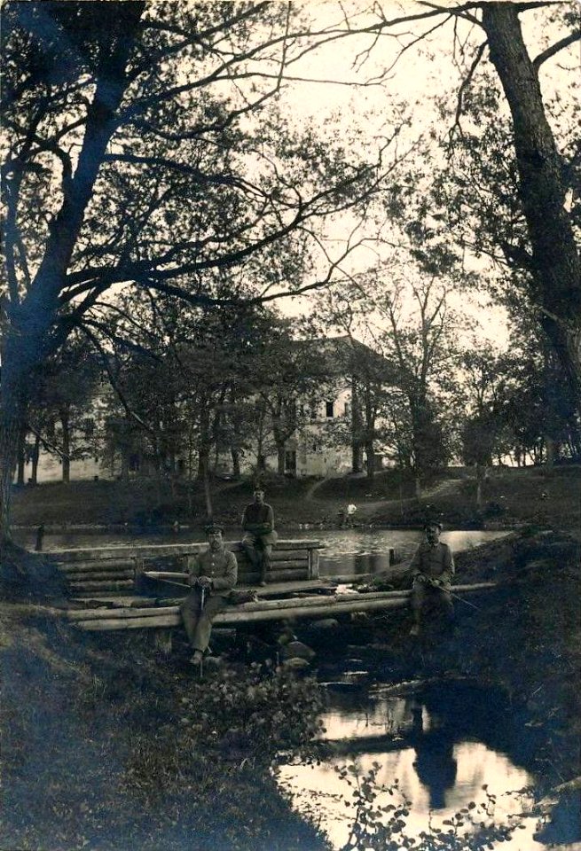 Halšanski zamak. Гальшанскі замак (05.1916) (2)