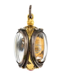 Halsur med boett i guld och glas, 1500-tal - Hallwylska museet - 110477