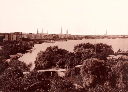 Hamburg 1891-1893, Strumper & Co, S. 20 Die Stadt von der Uhlenhorst