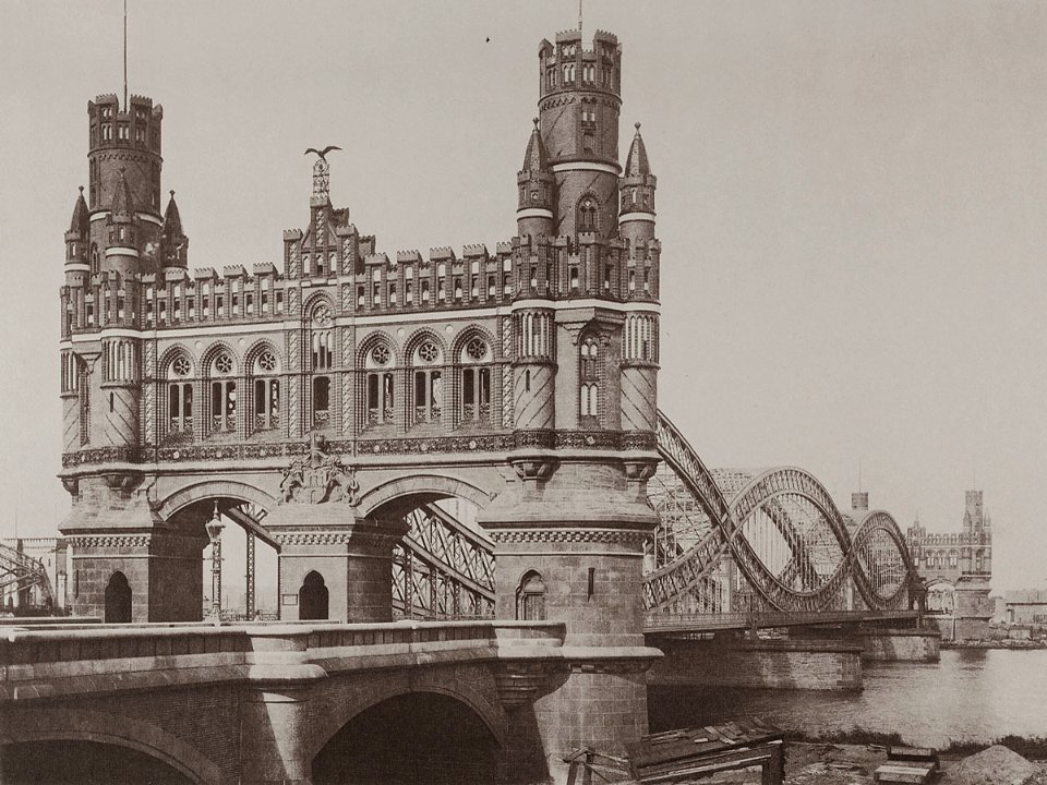 Hamburg Neue Elbbrücke Koppmann 1894 MKG