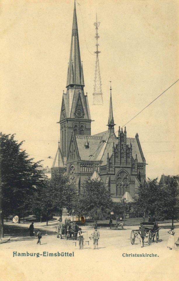 Hamburg, Hamburg - Eimsbüttel; Christuskirche (Zeno Ansichtskarten)