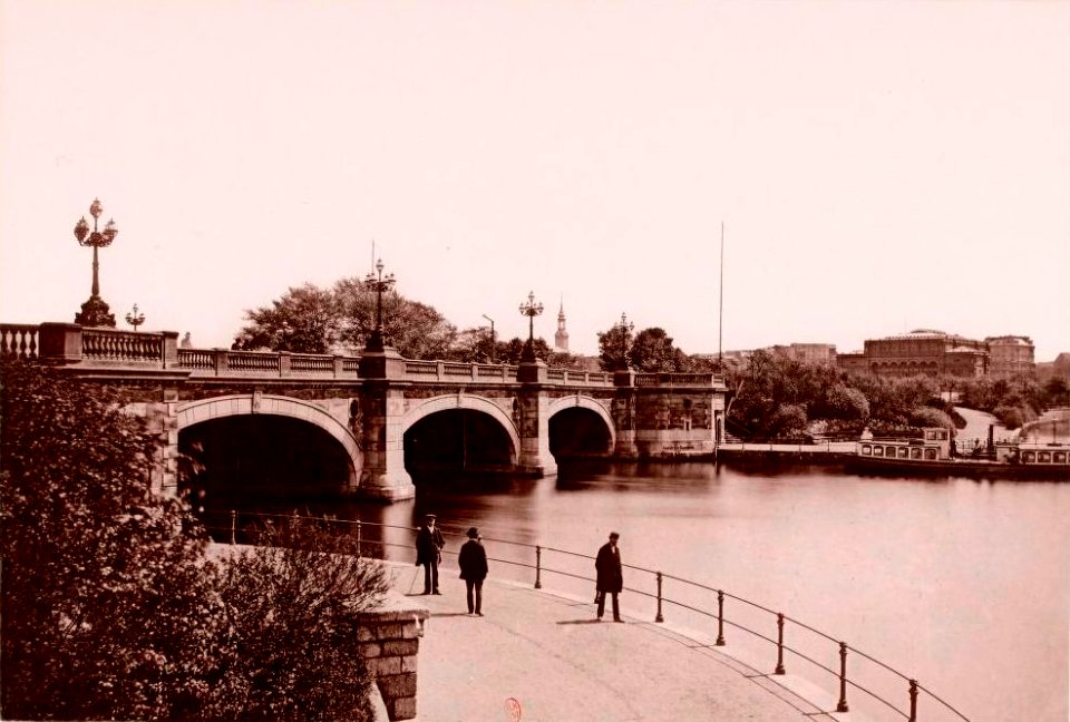 Hamburg 1891-1893, Strumper & Co, S. 15 Die Lombardsbrücke