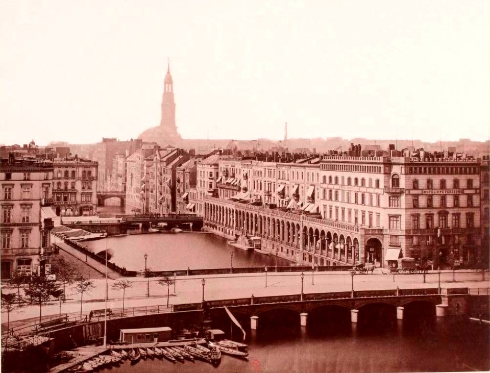 Hamburg 1891-1893, Strumper & Co, S. 19 Die Reesendammsbrücke