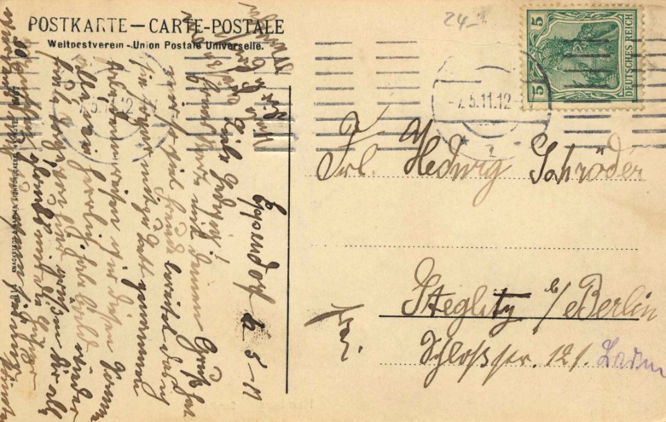 Hamburg, Hamburg - Sandtorkai (back) (Zeno Ansichtskarten)