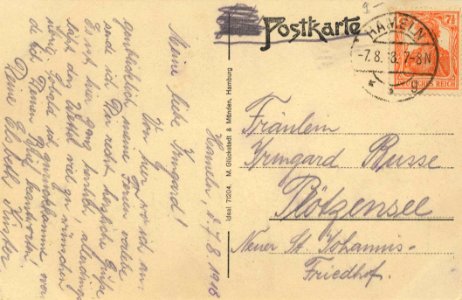 Hameln, Niedersachsen - Klütturm (back) (Zeno Ansichtskarten)