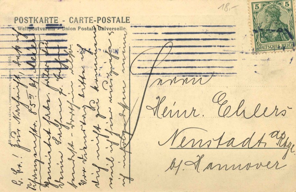 Hamburg, Hamburg - Postamt (2) (back) (Zeno Ansichtskarten)