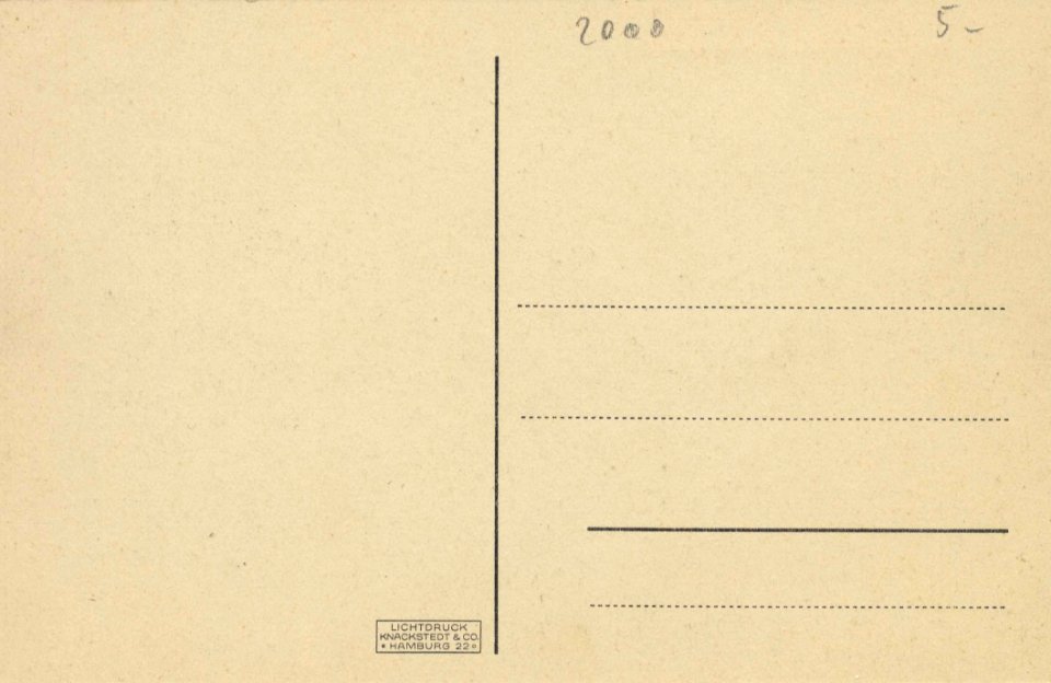 Hamburg, Hamburg - Stadtansicht vom St. Michaelisturm (back) (Zeno Ansichtskarten)