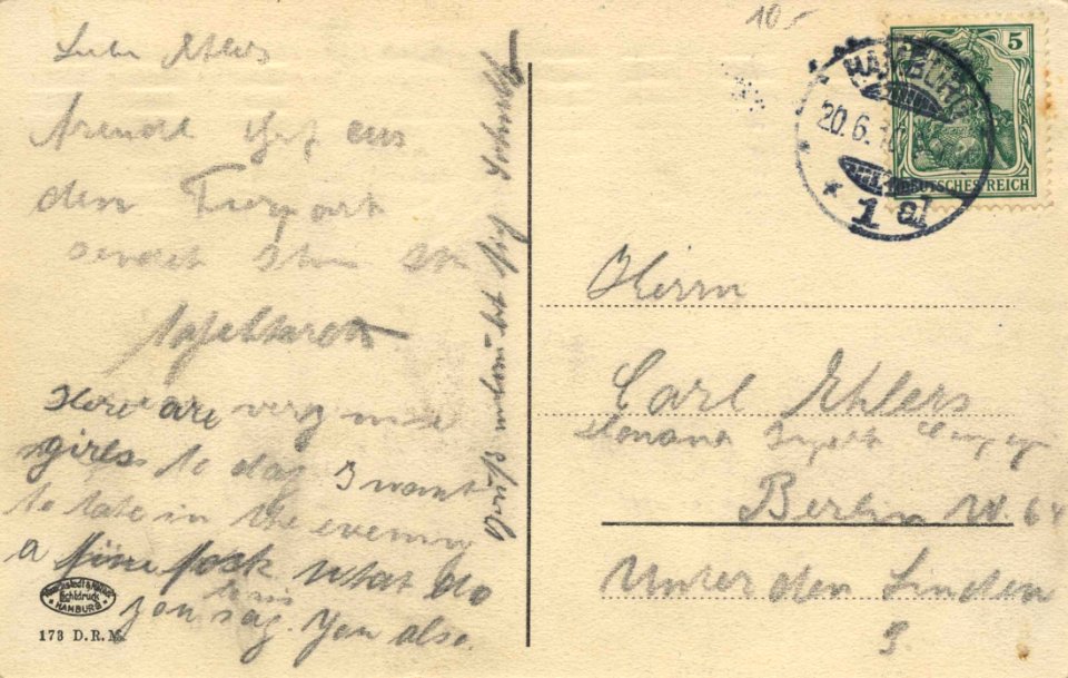 Hamburg, Hamburg - Zoologischer Garten; Carl Hagenbecks Tierpark; Heufressergehege (back) (Zeno Ansichtskarten)