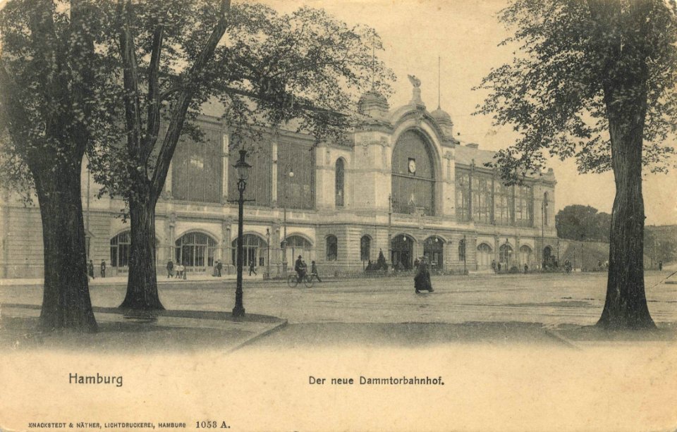 Hamburg, Hamburg - Neuer Dammtorbahnhof (Zeno Ansichtskarten)