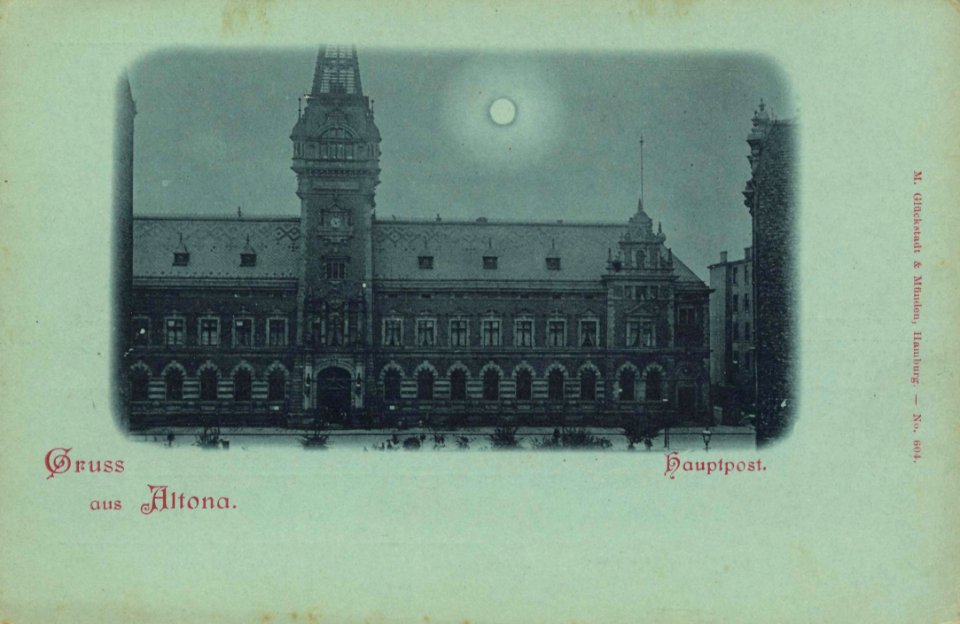 Hamburg, Hamburg - Postamt (3) (Zeno Ansichtskarten)