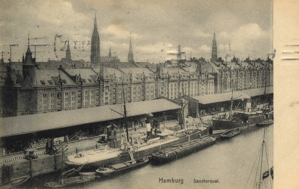 Hamburg, Hamburg - Sandtorkai (Zeno Ansichtskarten)