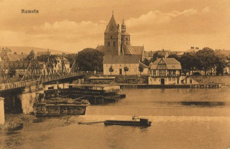 Hameln, Niedersachsen - Stadtansicht (Zeno Ansichtskarten)