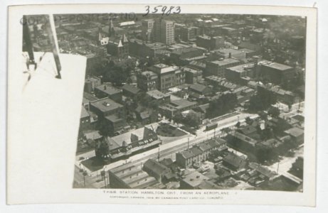 Hamilton Ontario from the Air (HS85-10-35983) original