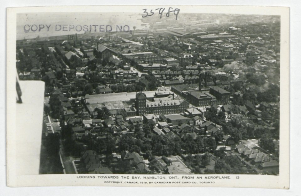 Hamilton Ontario from the Air (HS85-10-35989) original