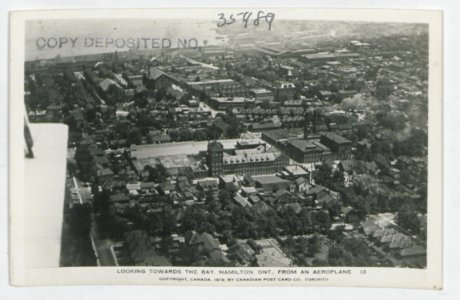 Hamilton Ontario from the Air (HS85-10-35989) original