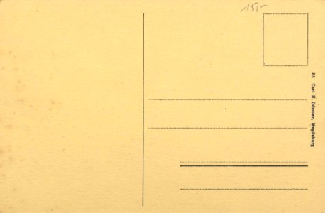 Hameln, Niedersachsen - Stadtansicht (back) (Zeno Ansichtskarten)