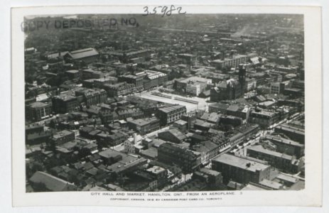 Hamilton Ontario from the Air (HS85-10-35982) original