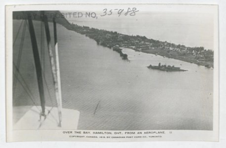 Hamilton Ontario from the Air (HS85-10-35988) original
