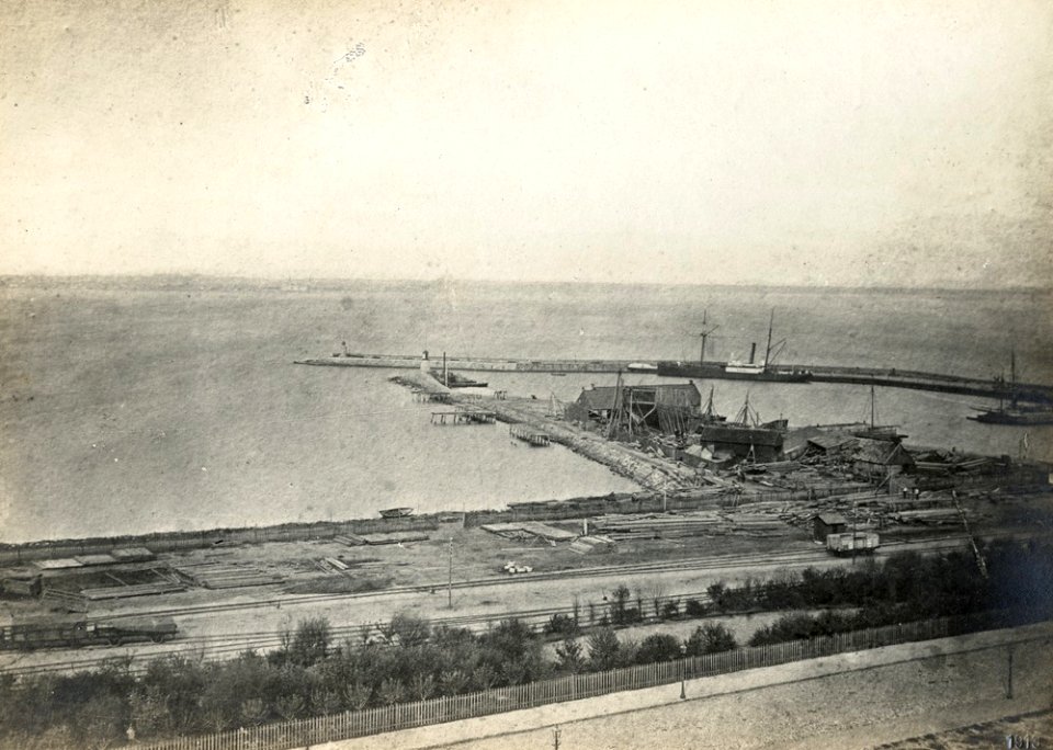 Hamnen i Helsingborg 1913