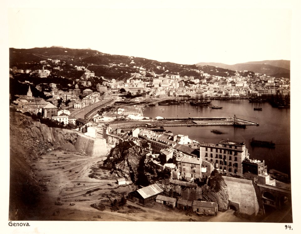 Hamnen i Genua - Hallwylska museet - 107412