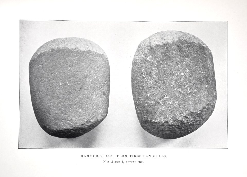 Hammer stones from Tiree sandhills 03 04 Beveridge 1903