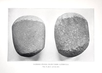 Hammer stones from Tiree sandhills 03 04 Beveridge 1903