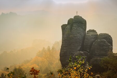 Rock needles landscape elbe sandstone mountains